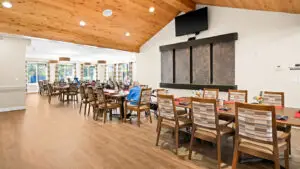 Family style dining hall