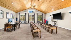 Multipurpose room for events and entertainment