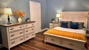 Beautifully decorated private resident bedroom