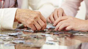 Building puzzles together