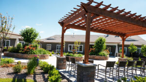 Enjoy the sunshine in the yard