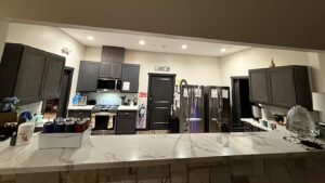 Home cooked meals are created in our kitchen