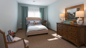 Private resident bedrooms