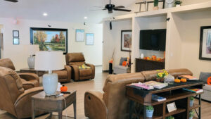 Comfortable living spaces for every resident at the BeeHive Home in Raton