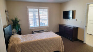 Each resident of the BeeHive Home in Raton has their own private bedroom